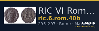 RIC VI Rome 40b — CANOA