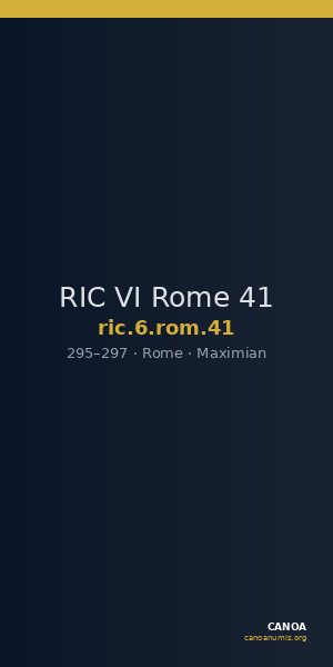 RIC VI Rome 41 — CANOA