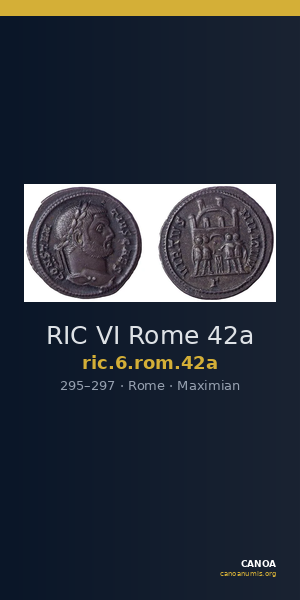 RIC VI Rome 42a — CANOA