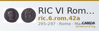 RIC VI Rome 42a — CANOA