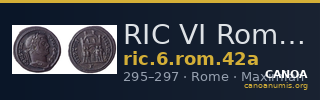 RIC VI Rome 42a — CANOA
