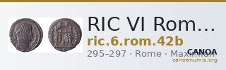 RIC VI Rome 42b — CANOA