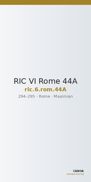 RIC VI Rome 44A — CANOA