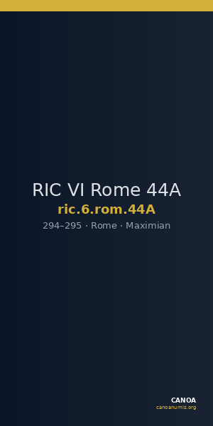 RIC VI Rome 44A — CANOA