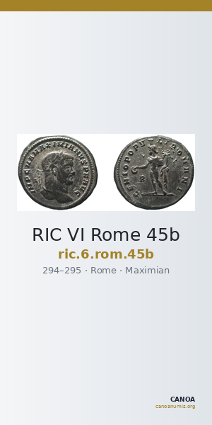 RIC VI Rome 45b — CANOA