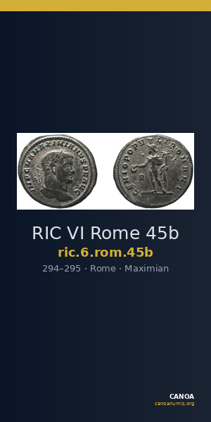 RIC VI Rome 45b — CANOA