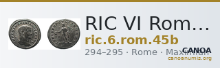 RIC VI Rome 45b — CANOA