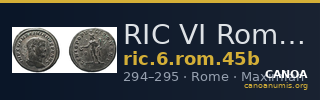 RIC VI Rome 45b — CANOA
