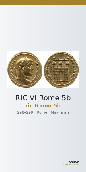 RIC VI Rome 5b — CANOA