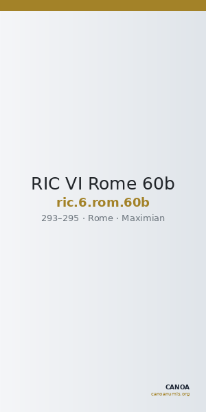 RIC VI Rome 60b — CANOA