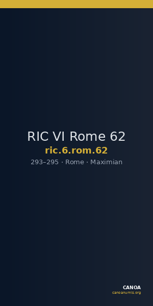 RIC VI Rome 62 — CANOA