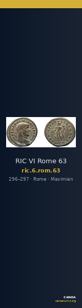 RIC VI Rome 63 — CANOA