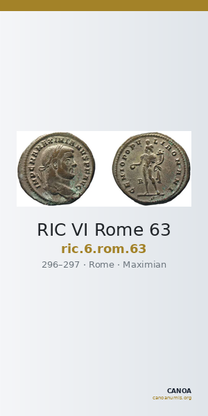 RIC VI Rome 63 — CANOA