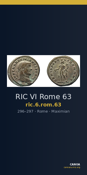 RIC VI Rome 63 — CANOA