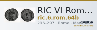 RIC VI Rome 64b — CANOA