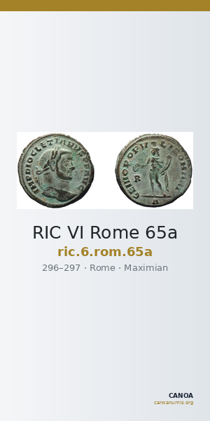 RIC VI Rome 65a — CANOA