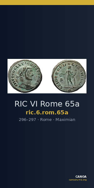 RIC VI Rome 65a — CANOA