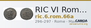 RIC VI Rome 66a — CANOA