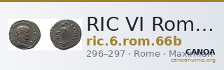 RIC VI Rome 66b — CANOA