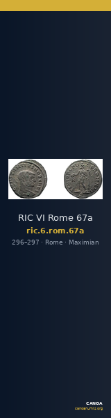 RIC VI Rome 67a — CANOA