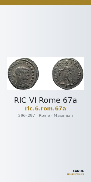 RIC VI Rome 67a — CANOA