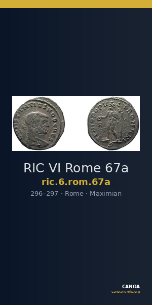 RIC VI Rome 67a — CANOA