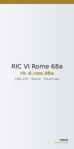 RIC VI Rome 68a — CANOA