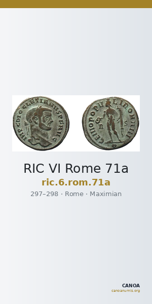 RIC VI Rome 71a — CANOA