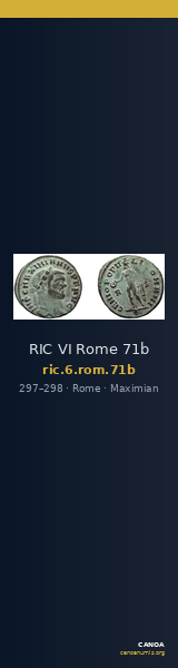 RIC VI Rome 71b — CANOA