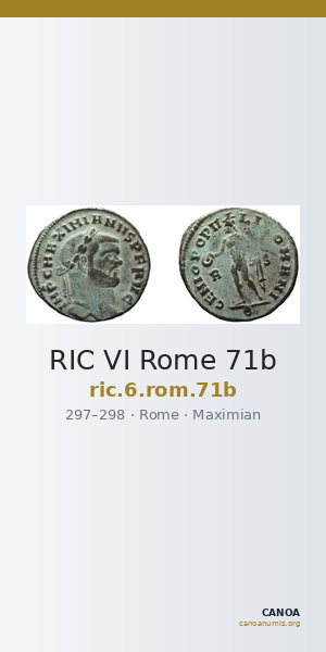 RIC VI Rome 71b — CANOA