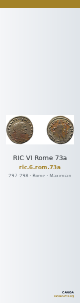 RIC VI Rome 73a — CANOA