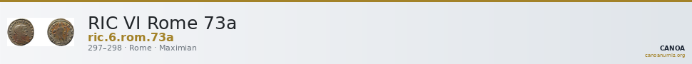 RIC VI Rome 73a — CANOA