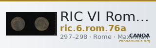 RIC VI Rome 76a — CANOA
