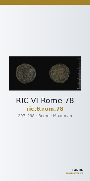 RIC VI Rome 78 — CANOA
