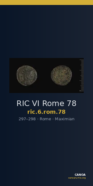 RIC VI Rome 78 — CANOA