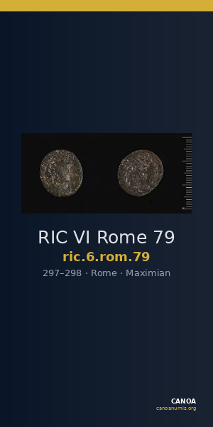 RIC VI Rome 79 — CANOA