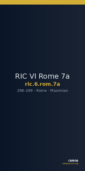 RIC VI Rome 7a — CANOA