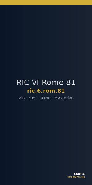 RIC VI Rome 81 — CANOA