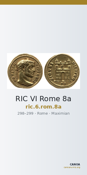 RIC VI Rome 8a — CANOA