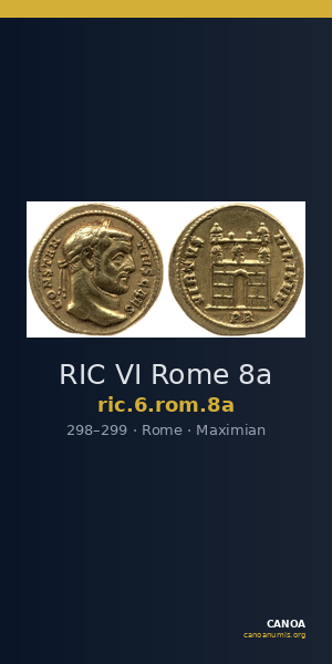 RIC VI Rome 8a — CANOA