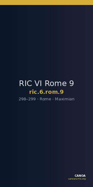 RIC VI Rome 9 — CANOA