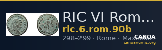 RIC VI Rome 90b — CANOA