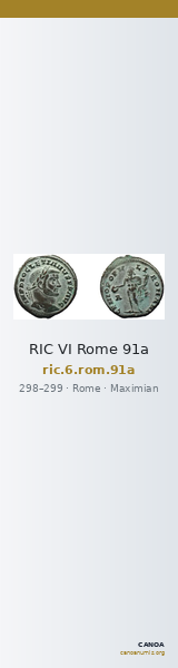 RIC VI Rome 91a — CANOA