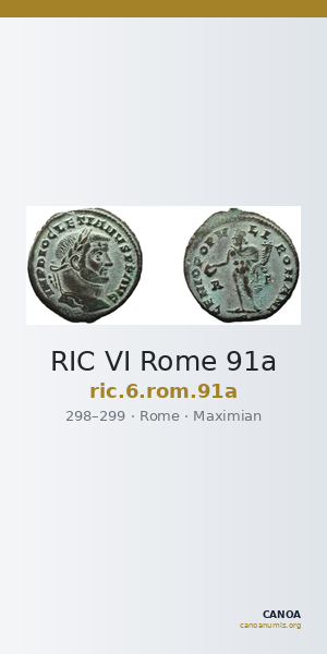 RIC VI Rome 91a — CANOA