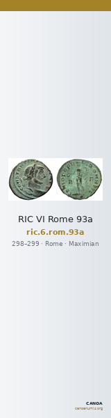RIC VI Rome 93a — CANOA