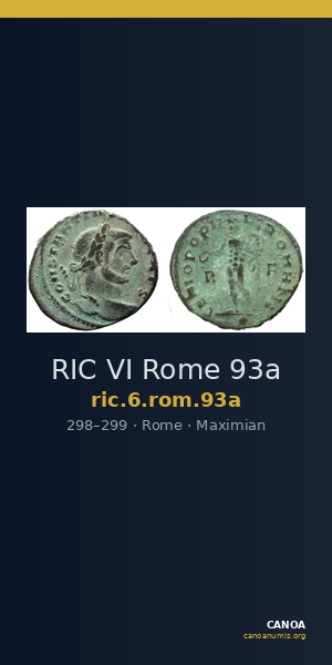 RIC VI Rome 93a — CANOA