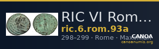 RIC VI Rome 93a — CANOA