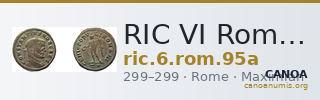 RIC VI Rome 95a — CANOA
