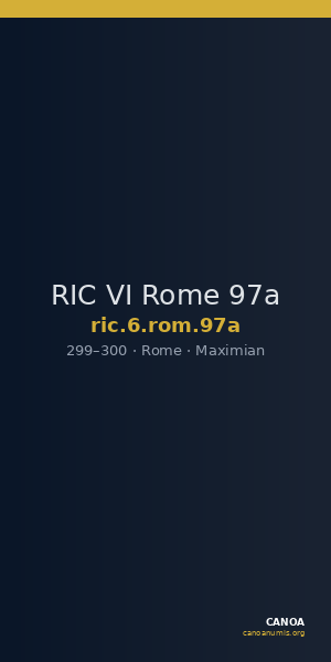RIC VI Rome 97a — CANOA