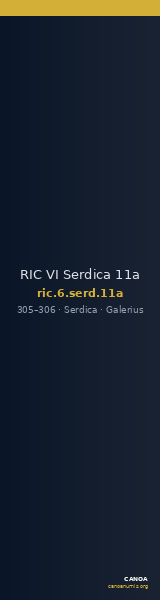 RIC VI Serdica 11a — CANOA